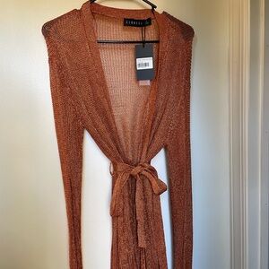 Lioness Bronze Wrap Dress